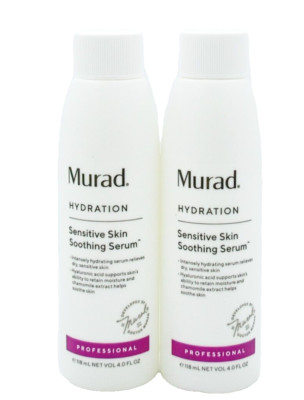 Murad Sensitive Skin Soothing Serum Pro Size 4.0 fl oz/ 118 ml (2 Pack) *No Box*
