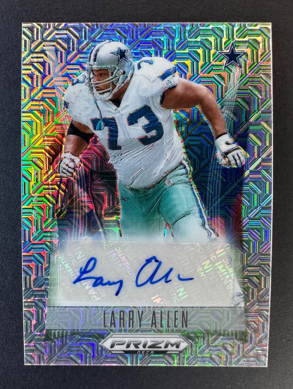 2024 Panini Prizm Deca Larry Allen Signatures Auto Mojo Prizm /25