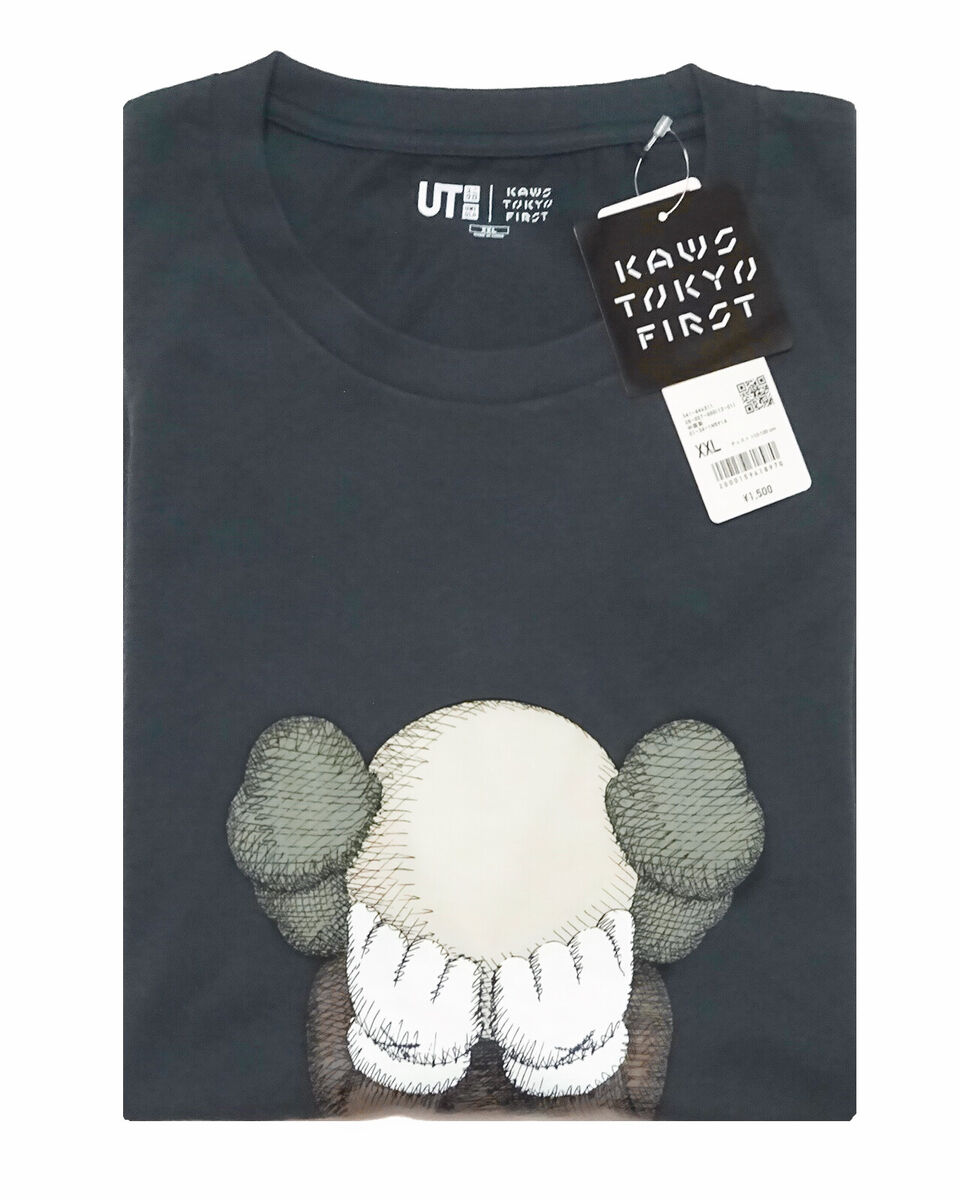 Uniqlo x Kaws 'Kaws Tokyo First Tee' Dark Grey Size 3XL/4XL Uniqlo x Kaws 'Kaws Tokyo First Tee' Dark Grey Size 3XL/4XL