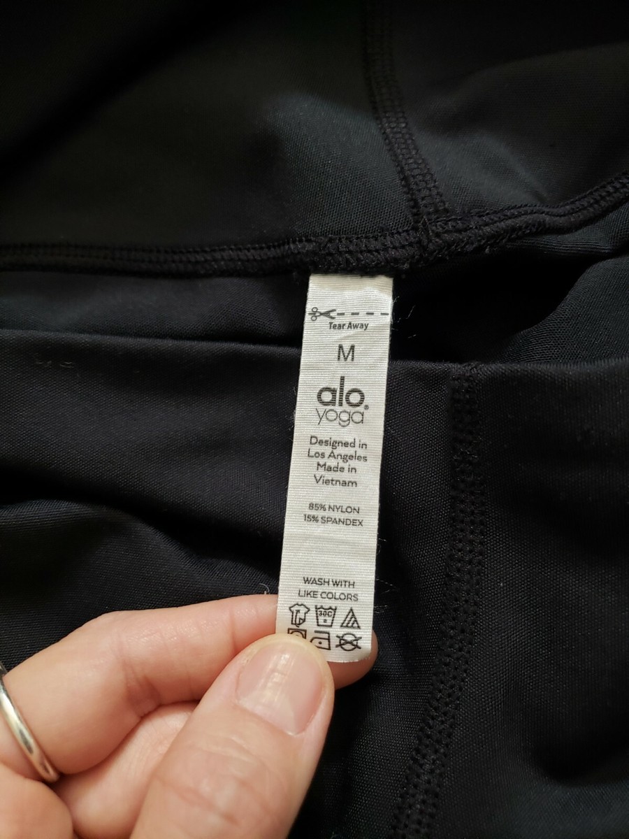 Alo Yoga Black Leggings Sz M 87370