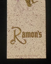1960s Ramon's Continental Cuisine and Cocktails 235 Fillmore Denver CO Matchbook