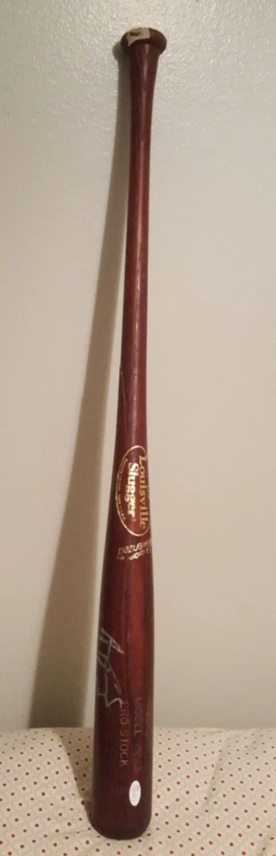 Adeiny Hechavarría Autografiado Louisville Slugger Juego Usado Bate Roto con Certificado de Autenticidad JSA Foto 3 de 4