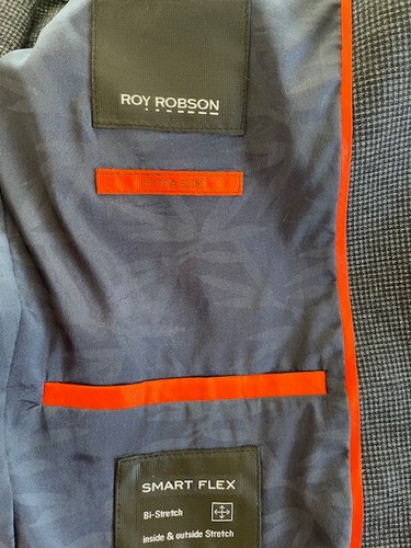 Roy Robson Anzug, dunkelblau, Jacke extra slim, Strechstoff, Hose Gr. 44 - Bild 4 von 9
