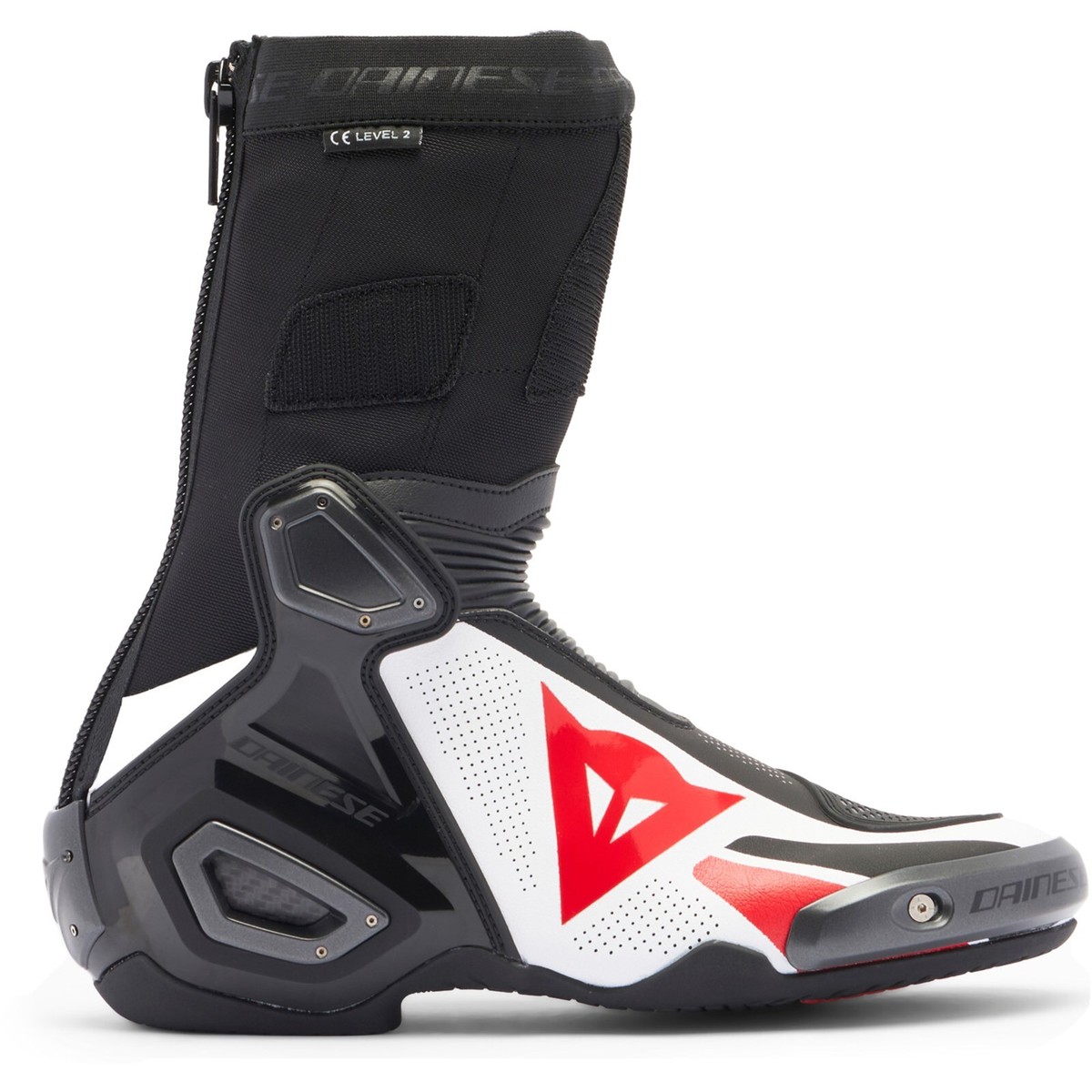 Motorcycle Leather Boots 42 - Dainese Axial 2 Air - Black-White