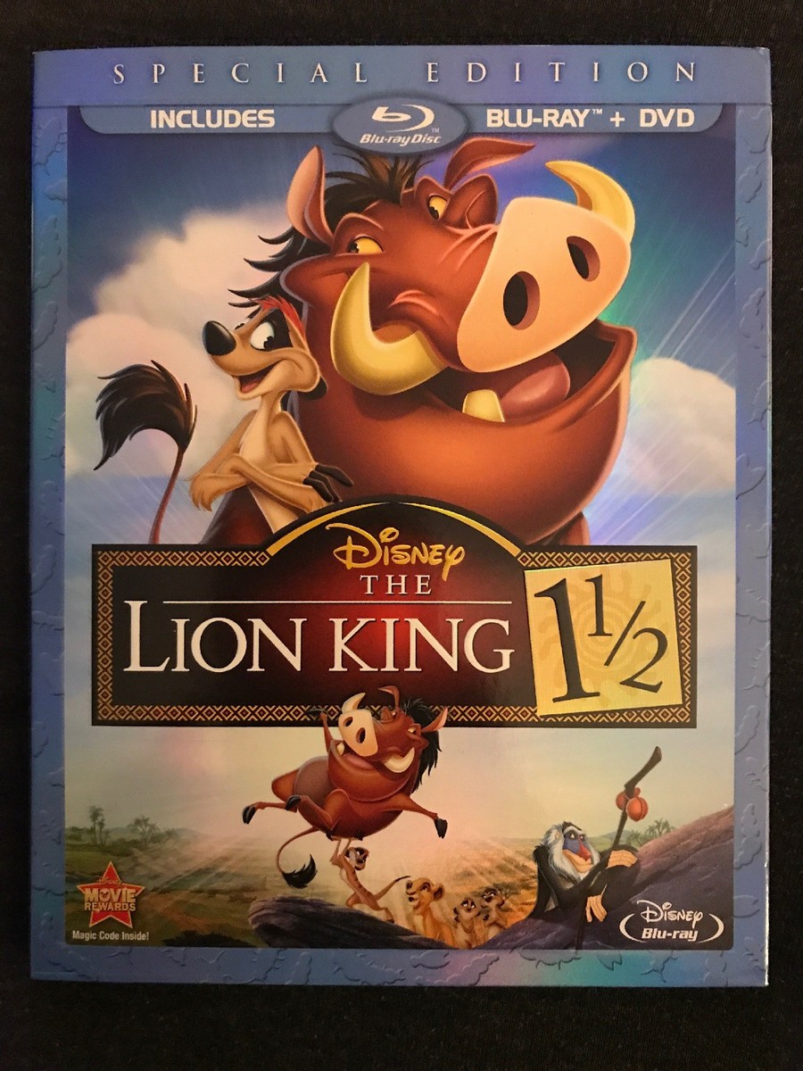 The LION KING 1 1/2 Disney (Blu-ray & Dvd 2 Disc Special Edition