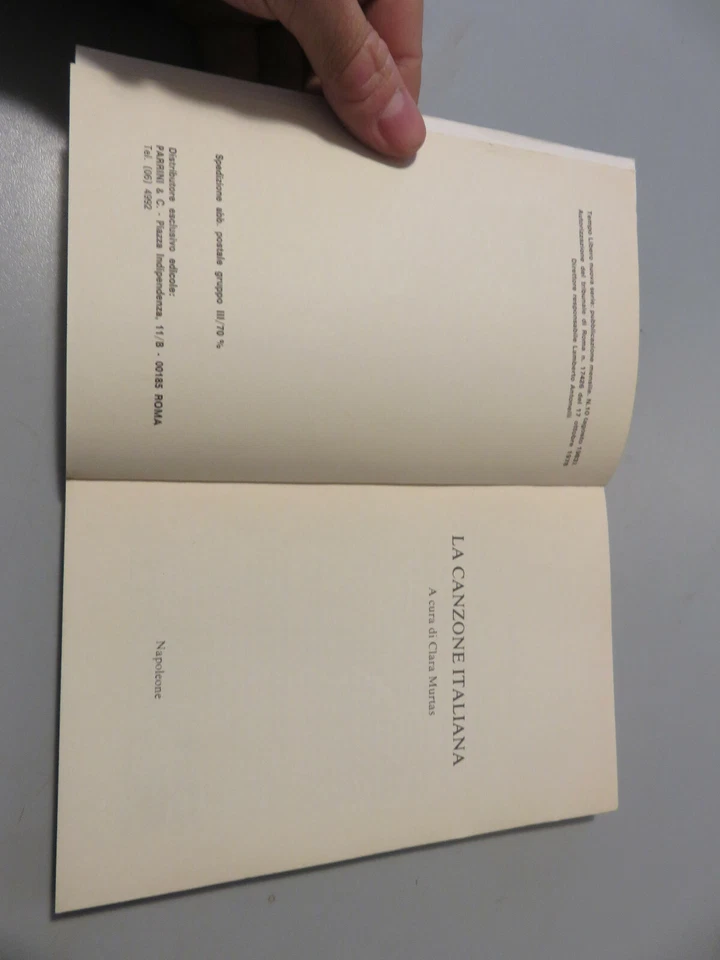 La Canción Italiana. Del Melodrama Al Varieté - Tiempo Libre 1983 - Imagen 4 de 4