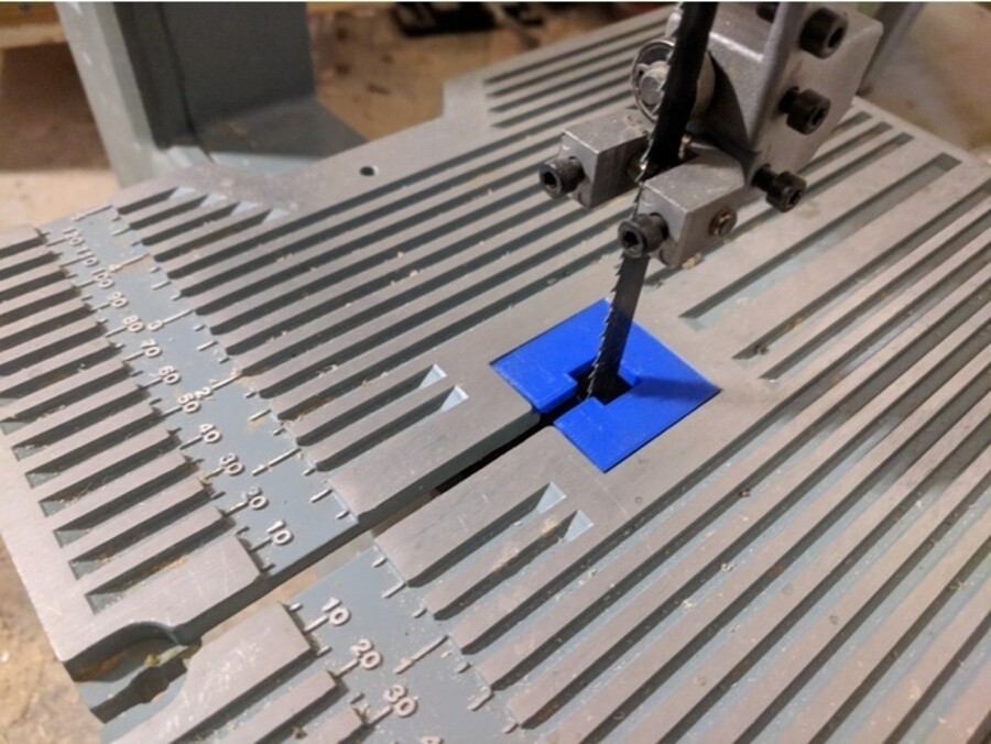 Bandsaw Table Insert Plate for Delta 28-185 & 28-180 Bench Band Saw
