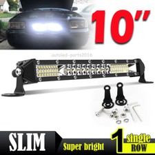 Brightest 10 Inch Led Light Bar Spot Flood Combo Offroad Driving Truck Suv Atv