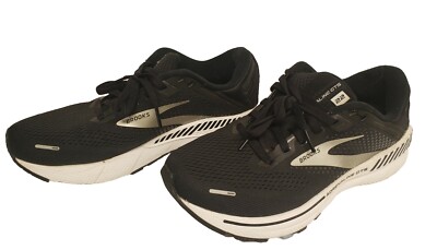 Brooks Adrenaline GTS 22 Womens 8D Wide Shoes Black Running