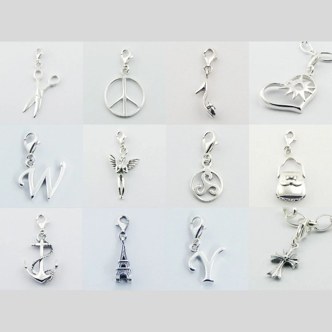 925 Sterling Silver Charms for Bracelets - Whole Sale 925 Silver