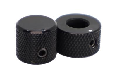 GOTOH VK15T/VK18T Stacked Concentric Bass Guitar Knobs - Black