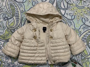 cream baby coat