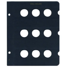 Blank Page for Whitman Classic Small Dollars Album - 9 Openings