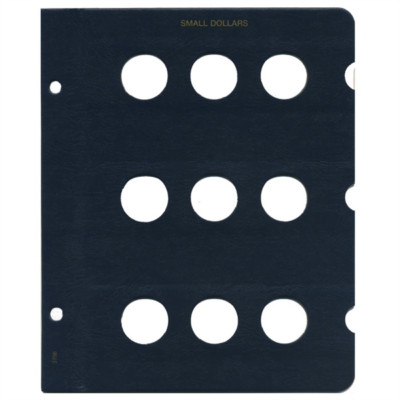 Blank Page for Whitman Classic Small Dollars Album - 9 Openings