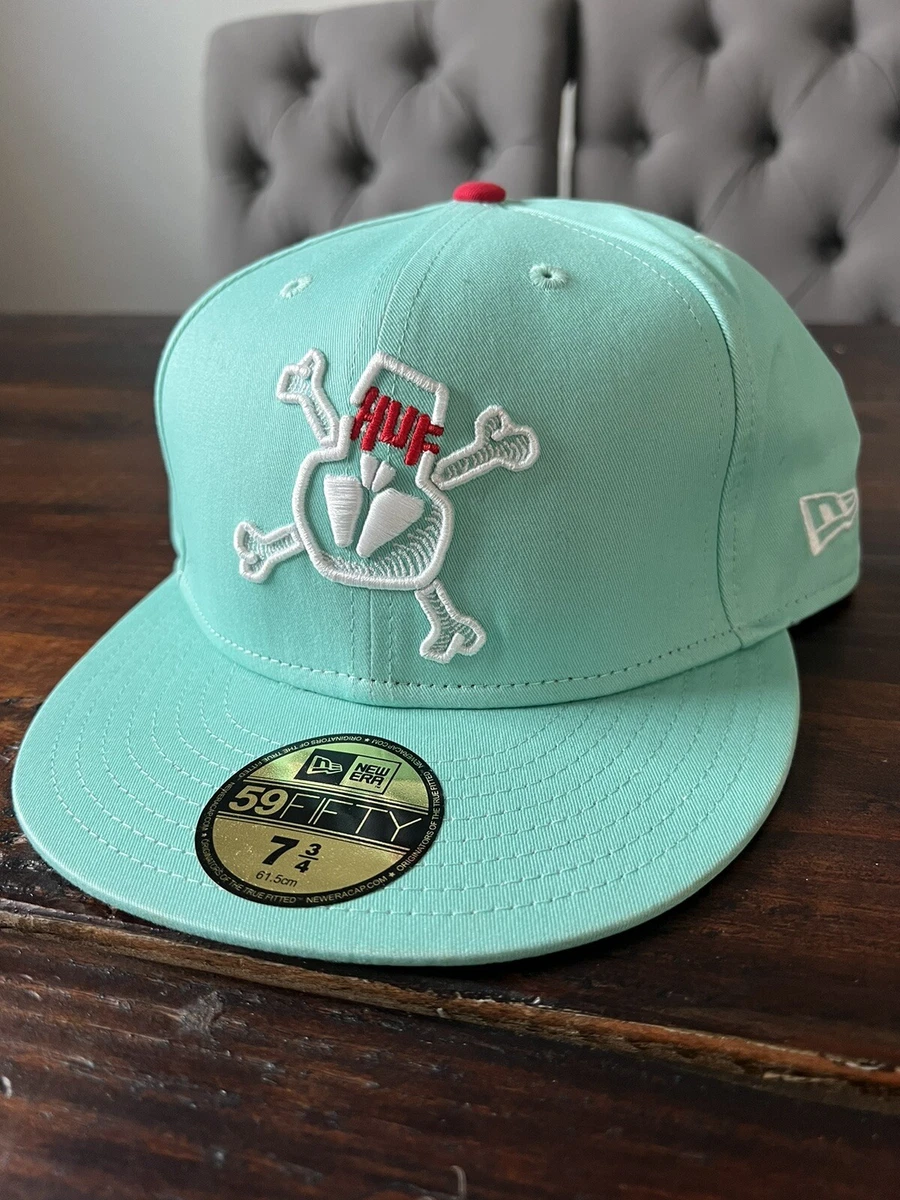 Vintage Stussy X Huff New Era Fitted 59FIFTY Hat Size 7 3/4 RARE Unreleased