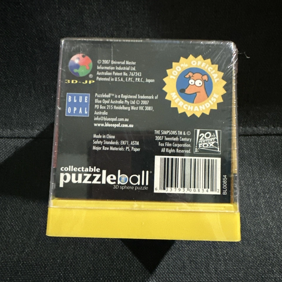 Rompecabezas Coleccionable Los Simpson Bola Principio Skinner No. 7 nuevos/sellados Foto 3 de 4