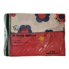 Vintage Wamsutta Superlin Double Flat Sheet No Iron Permanent Press Poly Sealed