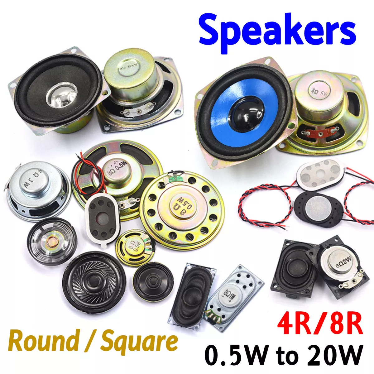 Round hotsell outdoor speakers