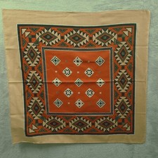 Vintage US Made Southwestern Cowboy Aztec Tribal Bandana Headscarf Do Rag