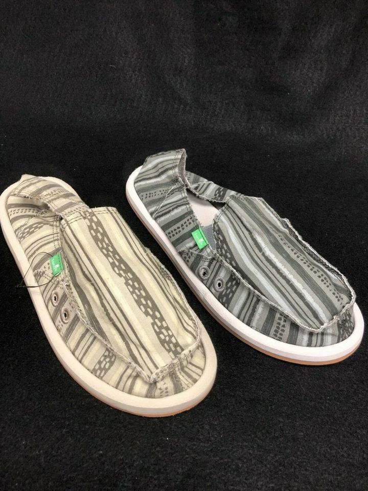 Zapatos sin cordones naturales negros para mujer Sanuk Donna Keys Ranch 1100692 Foto 3 de 3