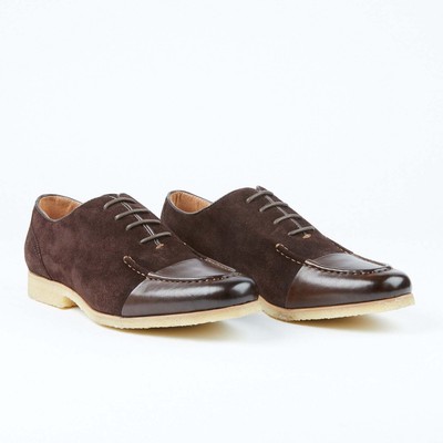 Vintage Foundry Men\'s the Basalt Suede Oxford, Brown, Size 11 Vintage Foundry Basalt Suede Oxford Brow main image 4