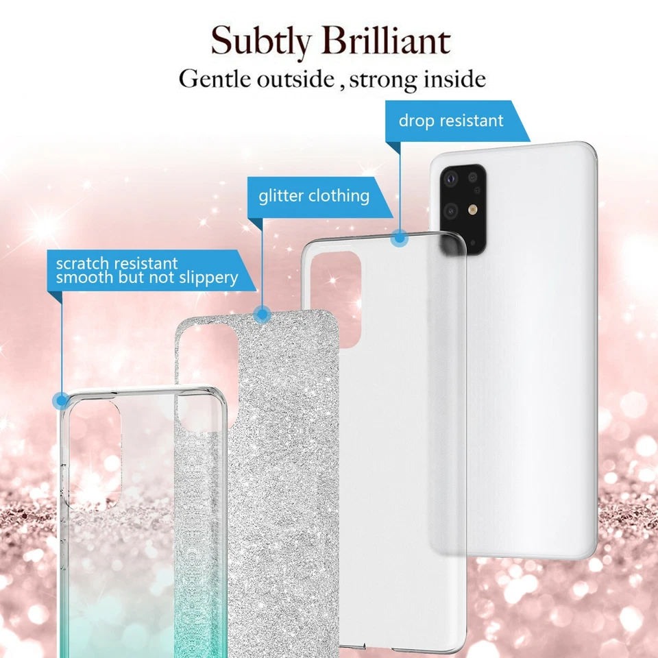 Funda delgada brillante brillante brillante para Samsung Galaxy A71 Foto 2 de 4