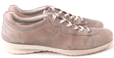 ECCO Stitched 6-Eye Beige Lace-Up Leather Sneakers shoes EU 41 Women's US 10.5