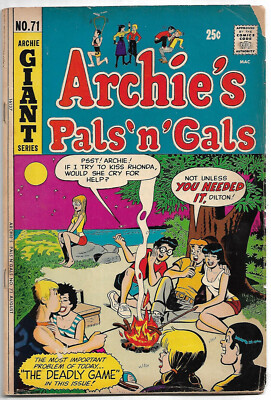 ARCHIE Bronze Age : Archie's Pals `n` Gals #71 (Harry Lucey) Schwartz DRUG STORY