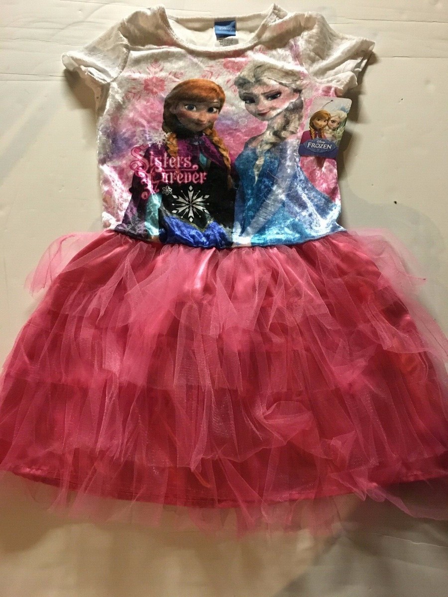 anna frozen pink dress Toddler Princess Elsa Anna Frozen Role Cosplay Dress up Costume Dress for Girls