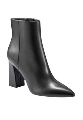 Marc Fisher Garina Leather Pointed Toe Zip Ankle Booties Womens 6M Beautiful!