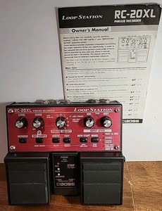 Boss RC-20XL Loop Station Phrase Recorder Sampler Guitar Effect & Owners Manual