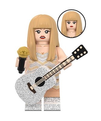 Taylor Swift Eras Tour Figur mit weißer Country Gitarre