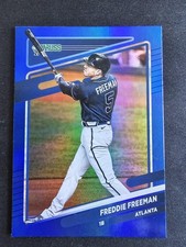 2021 Panini Donruss - Freddie Freeman #96 Holo Blue