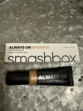 Smashbox Always On Shimmer Cream Shadows .34 fl oz 10 ml Iridescent Gold.