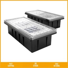 Solar Powered Waterproof Outdoor LED Driveway Brick Paving Lights - Set of 2