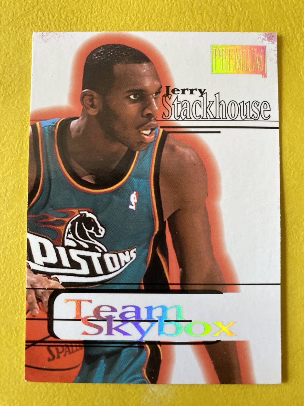 Jerry Stackhouse 1997-98 Skybox Premium #245 Detroit Pistons