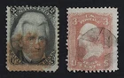 CKStamps: US Stamps Collection Scott#87 88 2c 3c Used