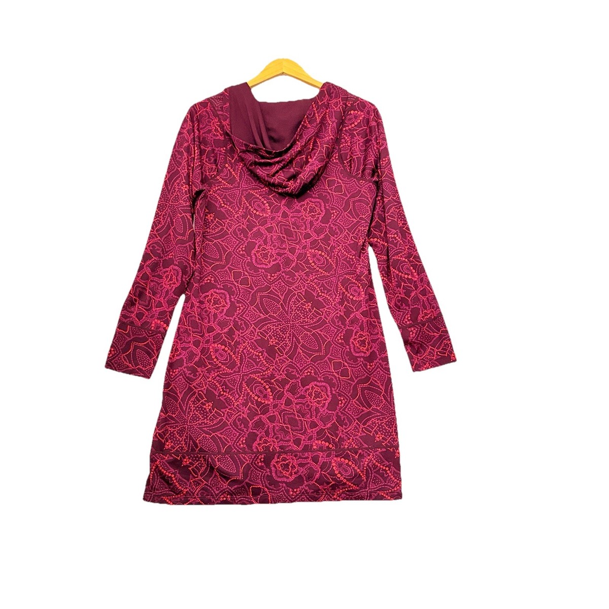 TITLE NINE MERCURY Womens Large Purple Red Abstract Hooded TITLE NINE MERCURY Womens Large Purple Red Abstract Hooded