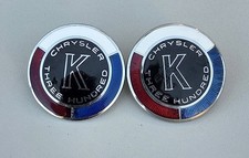 Mopar Chrysler 300 K Emblems 1964 Medallions Fender Left Right Mopar Chrysler 300 K Emblems 1964 Medallions Fender Left Right