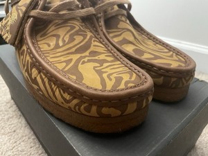 Wu-Tang Clan Wallabee Suede Boots Tan Mid Top Moccasin Crepe Sole Mens 10 Wallabees Wu Tang | eBay main image 4