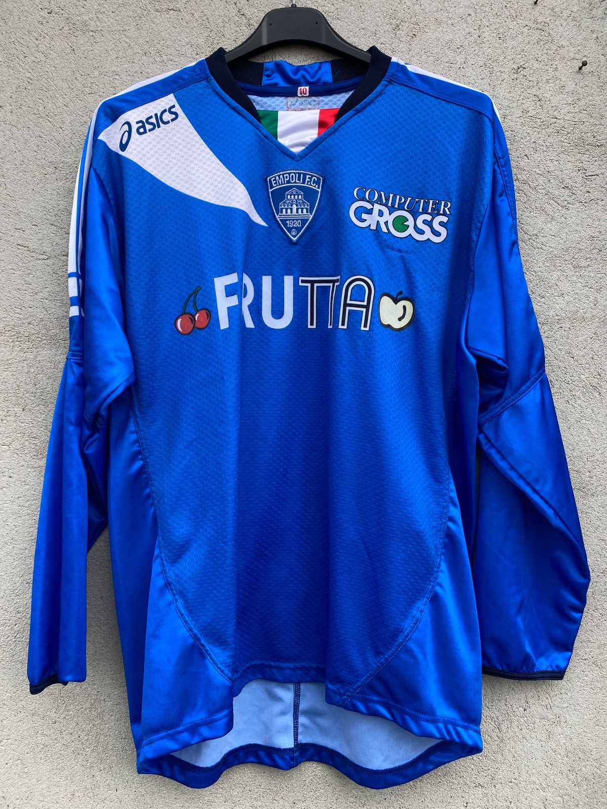 MAGLIA CALCIO EMPOLI F C 1920 CAMPIONATO 2006 2007 N. 10 SUL COLLO
