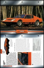 Ligier JS2 - 1971 - Sports - Atlas Dream Cars Fact File Card