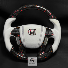Honda Accord 2008-2012 8th Gen Forged Carbon Fiber Custom Steering Wheel Upgrade