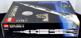 NEW! LEGO IDEAS: NASA APOLLO SATURN V 92176 / APOLLO 11 ROCKET / RETIRED SET