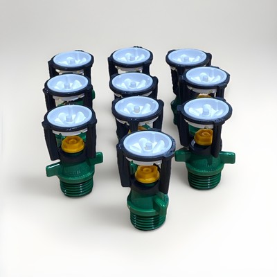 10 Pieces Senninger WOB06M200GRN 1/2" #6 Mini Wobbler Sprinkler Head New