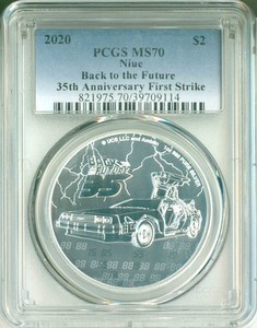 Back to the Future Silver Coin | eBay