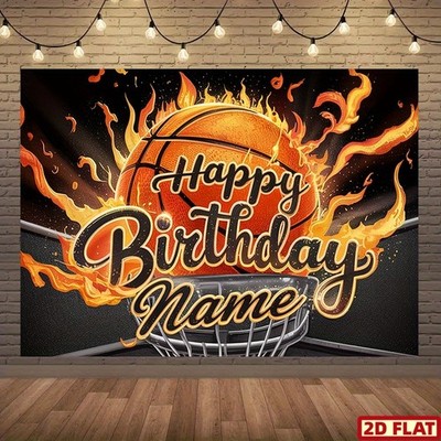 2D Flat, 2D Flat Banner, 1pc Of Custom Name Text for a Unique Party Backdrop,