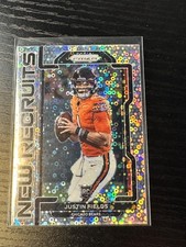 2021 Panini Prizm #NR-4 Justin Fields New Recruits Prizms No Huddle