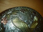Vintage Belt Buckle M Eagle USA Western Floral Oval-shaped Belt Buckle — photo 9