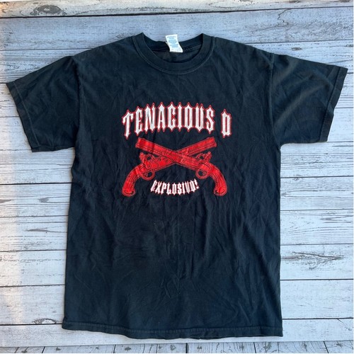 Tenacious D Explosivo Jack Black Band Vintage T-Shirt Y2k Streetwear Size M